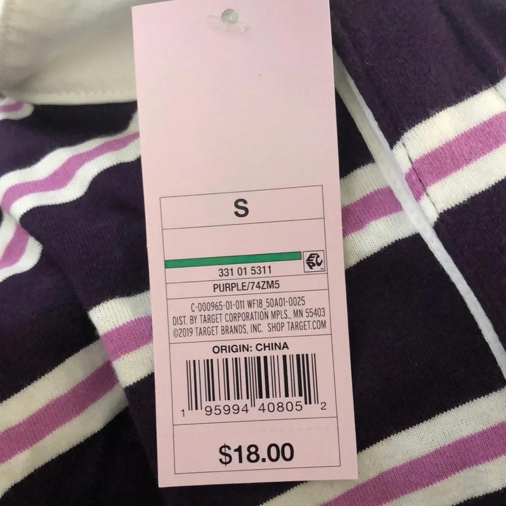 Wild Fable Long Sleeve Oversized Rugby Polo T-Shirt - Picture 4 of 7